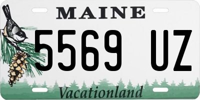 ME license plate 5569UZ