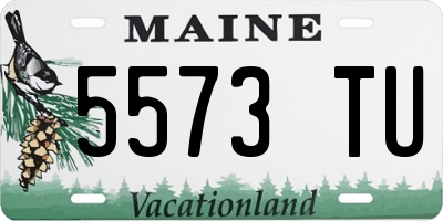 ME license plate 5573TU
