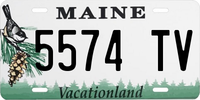 ME license plate 5574TV