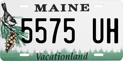 ME license plate 5575UH