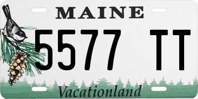ME license plate 5577TT