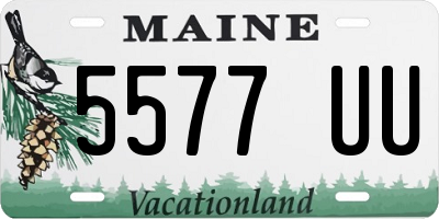 ME license plate 5577UU