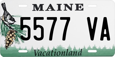 ME license plate 5577VA