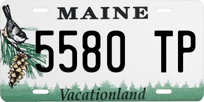 ME license plate 5580TP