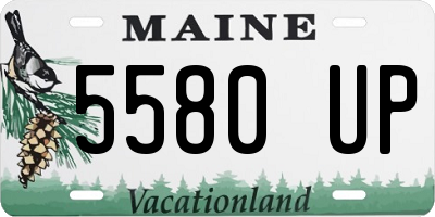 ME license plate 5580UP