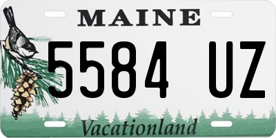 ME license plate 5584UZ