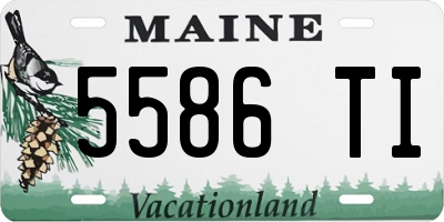 ME license plate 5586TI
