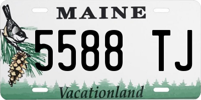 ME license plate 5588TJ