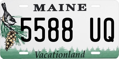 ME license plate 5588UQ