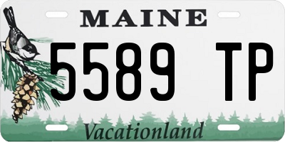 ME license plate 5589TP