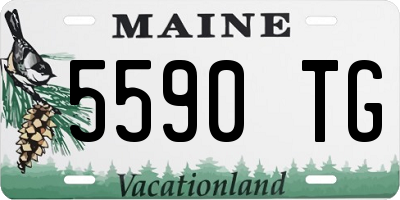ME license plate 5590TG
