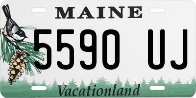 ME license plate 5590UJ