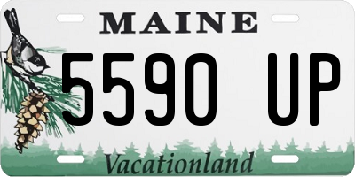 ME license plate 5590UP