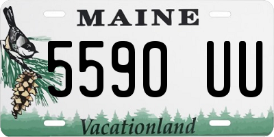 ME license plate 5590UU