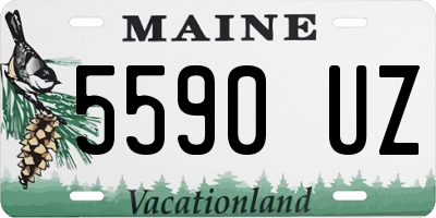 ME license plate 5590UZ