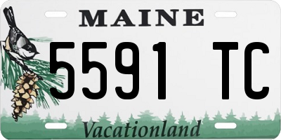 ME license plate 5591TC