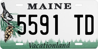 ME license plate 5591TD