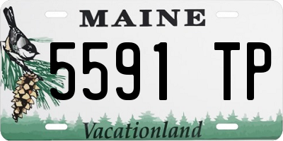 ME license plate 5591TP