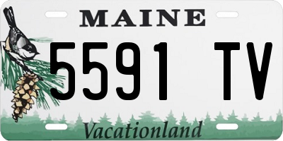 ME license plate 5591TV
