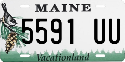 ME license plate 5591UU