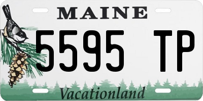 ME license plate 5595TP
