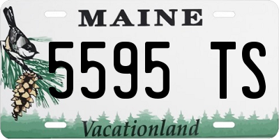 ME license plate 5595TS