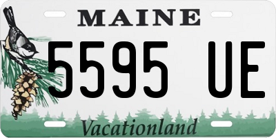 ME license plate 5595UE
