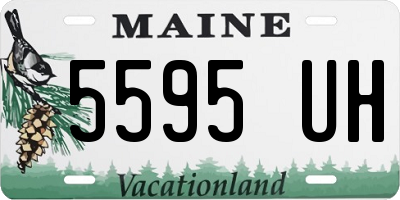ME license plate 5595UH