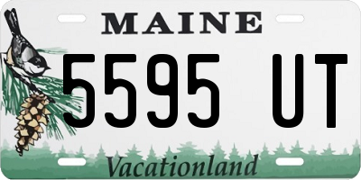 ME license plate 5595UT