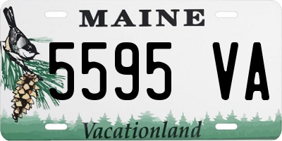 ME license plate 5595VA