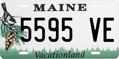 ME license plate 5595VE