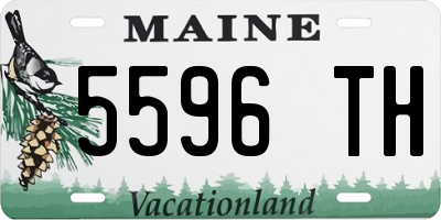 ME license plate 5596TH