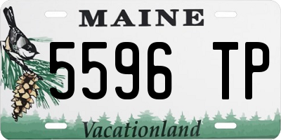 ME license plate 5596TP