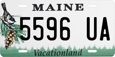 ME license plate 5596UA