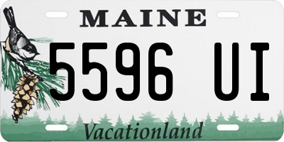 ME license plate 5596UI