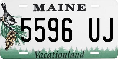 ME license plate 5596UJ