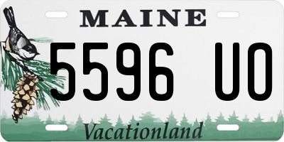 ME license plate 5596UO