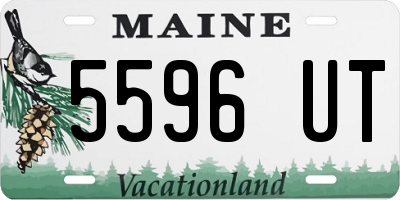 ME license plate 5596UT