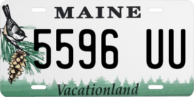 ME license plate 5596UU