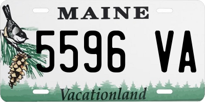 ME license plate 5596VA