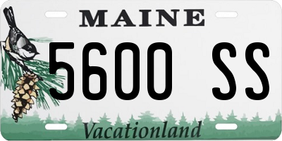 ME license plate 5600SS