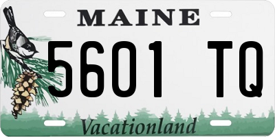 ME license plate 5601TQ
