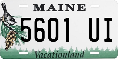 ME license plate 5601UI