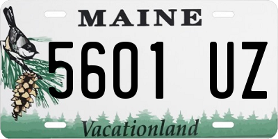 ME license plate 5601UZ