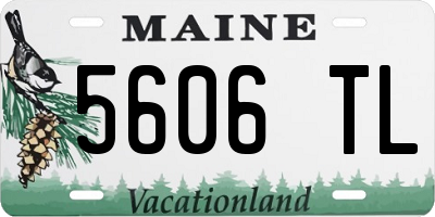 ME license plate 5606TL
