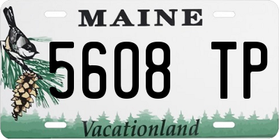 ME license plate 5608TP