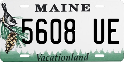 ME license plate 5608UE