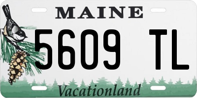 ME license plate 5609TL