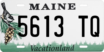 ME license plate 5613TQ