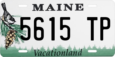 ME license plate 5615TP